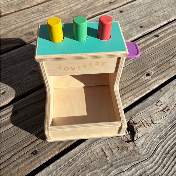 Lovevery Peg Drop Toy || From Thinker Play Kit - Picture 2 of 4